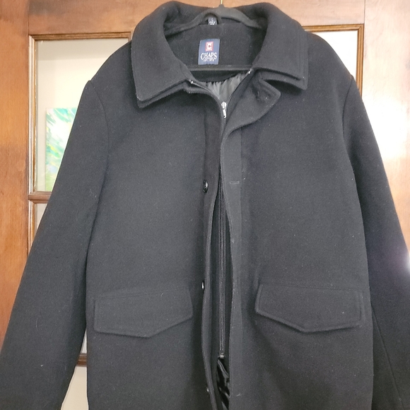 Chaps Wool blend coat Men's Size Large - Picture 6 of 10